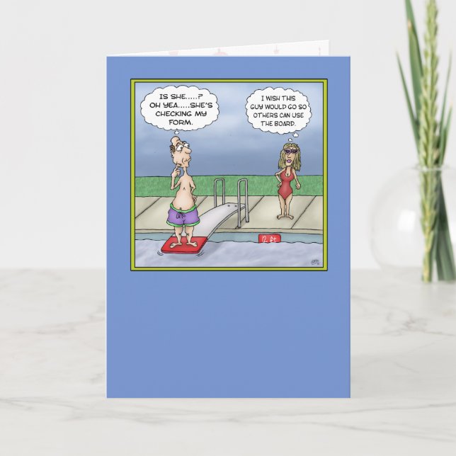 Funny Birthday Cards: Legend in your own mind Card (Front)