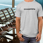 Funny Birthday Custom Name & GPT Co-Worker or Dad T-Shirt<br><div class="desc">Looking for the perfect mix of tech humour and personal touch? Our custom “YourNameGPT” T-shirt lets you add any name or nickname — from “DaveGPT” to “BossGPT” — for a funny, AI inspired twist on classic present-giving. Whether you’re shopping for a birthday, Father’s Day, or just a Monday pick-me-up, this...</div>