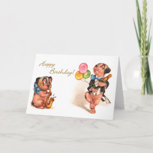 Funny Birthday Dogs Card