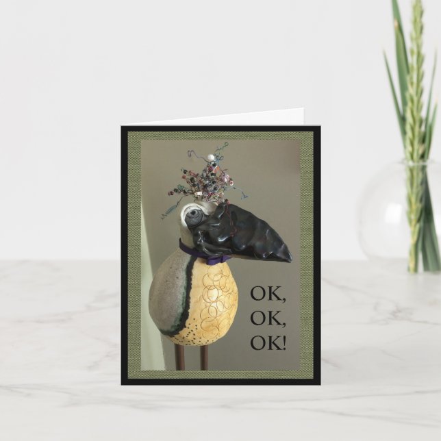 Funny Birthday Facts and Advice Card (Front)