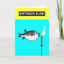 Funny Birthday Fish Wish