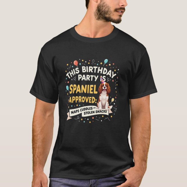 Funny Birthday Gift Cavalier King Charles Spaniel  T-Shirt (Front)