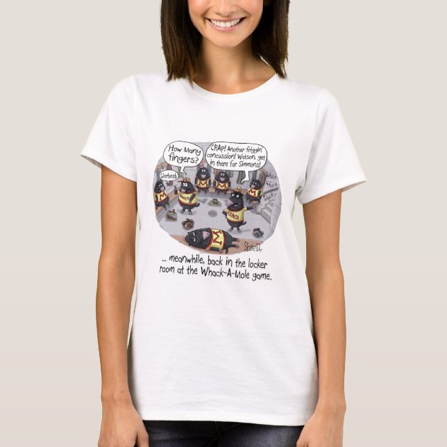Funny Birthday gift - Whack-a-Mole T-Shirt (Front)