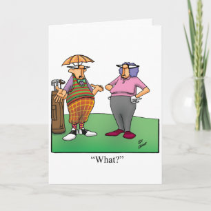 Funny Birthday Golf Carte Humour Pour Lui