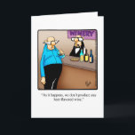 Funny Birthday Greeting Card<br><div class="desc">Enjoy spreading the laughter with this hilarious happy birthday greeting card by artist Bill Abbott; send some laughs along with your wishes for a happy birthday. Bill Abbott's cartoon "Spectickles" the internationally syndicated comic has also appeared in Hallmark U.K.,  Reader's Digest and other fine magazines!</div>