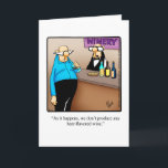 Funny Birthday Greeting Card<br><div class="desc">Enjoy spreading the laughter with this hilarious happy birthday greeting card by artist Bill Abbott; send some laughs along with your wishes for a happy birthday. Bill Abbott's cartoon "Spectickles" the internationally syndicated comic has also appeared in Hallmark U.K., Reader's Digest and other fine magazines!</div>