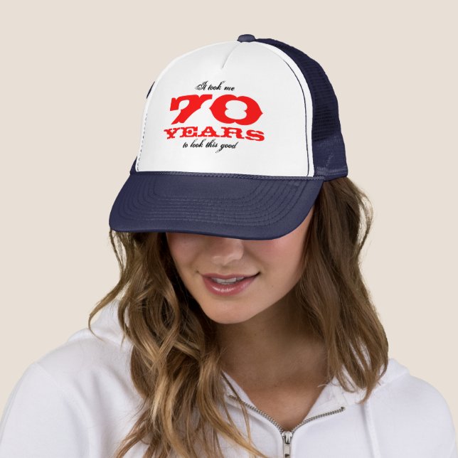 Funny Birthday hat for 70 year old Zazzle