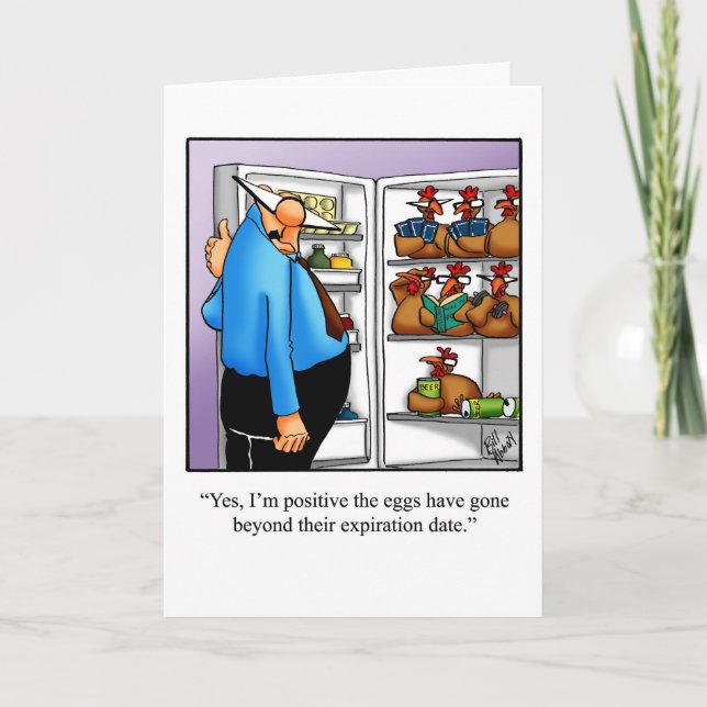 Funny Birthday Humour Card For Family (Front)