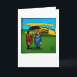 Funny Birthday Humour Greeting Card<br><div class="desc">Enjoy spreading the laughter with this hilarious happy birthday greeting card by syndicated cartoonist Bill Abbott; send some laughs along with your best wishes for a happy birthday. Bill Abbott's cartoon "Spectickles" the internationally syndicated comic has also appeared in Hallmark U.K., Reader's Digest, Saturday Evening Post and other fine magazines!...</div>