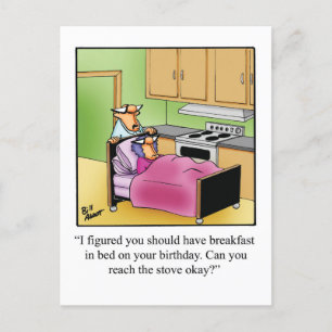 Funny Birthday Humour Postcard