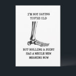 Funny Birthday Husband Joint Getting Old Friend Invitation<br><div class="desc">Funny Birthday Husband Joint Getting Old Friend</div>