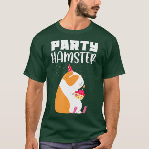 Funny Birthday Party Hamster Celebration T-Shirt