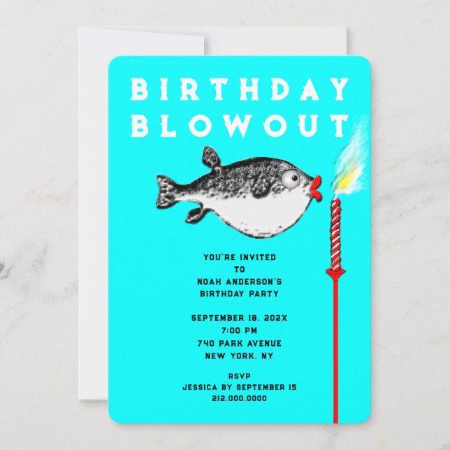 Funny Birthday Party Invitation (Front)