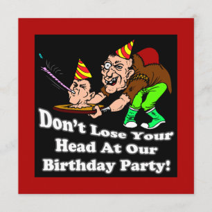 Funny Birthday Party Invitations