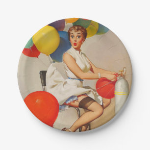 funny birthday party paper plate