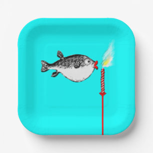 Funny Birthday Party Paper Plate