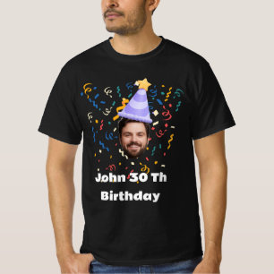 Funny Birthday Photo Matching Birthday Party Group T-Shirt