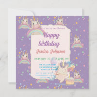Funny Birthday Unicorn