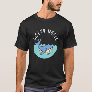 Funny Bisexu Whale Bisexual Queer Lgbtq Gay Pride T-Shirt