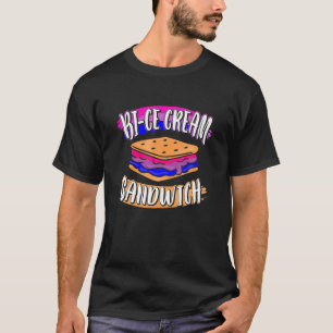 Funny Bisexual Pride Pun For A Ice Cream Sandwich T-Shirt