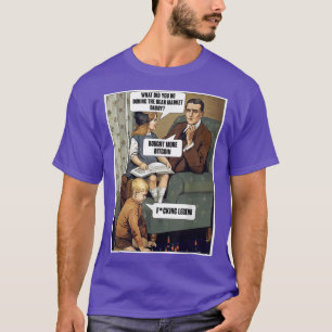Funny Bitcoin Daddy Meme Bear Market Buy The Dip L T-Shirt