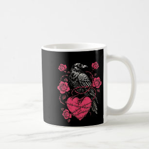 Funny Black Bird F-caw-f Anti Valentines Day Singl Coffee Mug