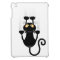 Funny Black Cat Cartoon Scratching Wall