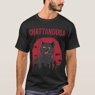 Funny Black Cat Chattanooga T-Shirt