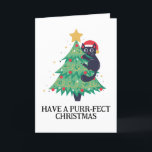 funny black cat christmas cards<br><div class="desc">Send some feline-tastic holiday cheer with our hilarious black cat Christmas cards! These spooky little creatures are sure to bring a laugh to your loved ones. With their sarcastic wit and quirky charm,  these cards are the perfect way to spread some holiday cheer.</div>