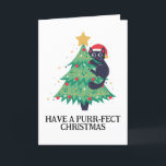 funny black cat christmas cards<br><div class="desc">Send some feline-tastic holiday cheer with our hilarious black cat Christmas cards! These spooky little creatures are sure to bring a laugh to your loved ones. With their sarcastic wit and quirky charm,  these cards are the perfect way to spread some holiday cheer.</div>