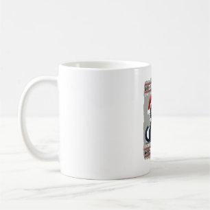 Funny Black Cat Christmas Dear Santa, I Can Explai Coffee Mug