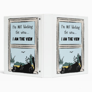 Funny Black Cat, I am the view Binder