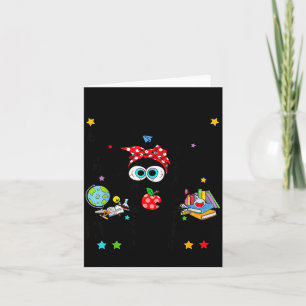 Funny Black Cat I Survived 67 Days Of School I'm F Card