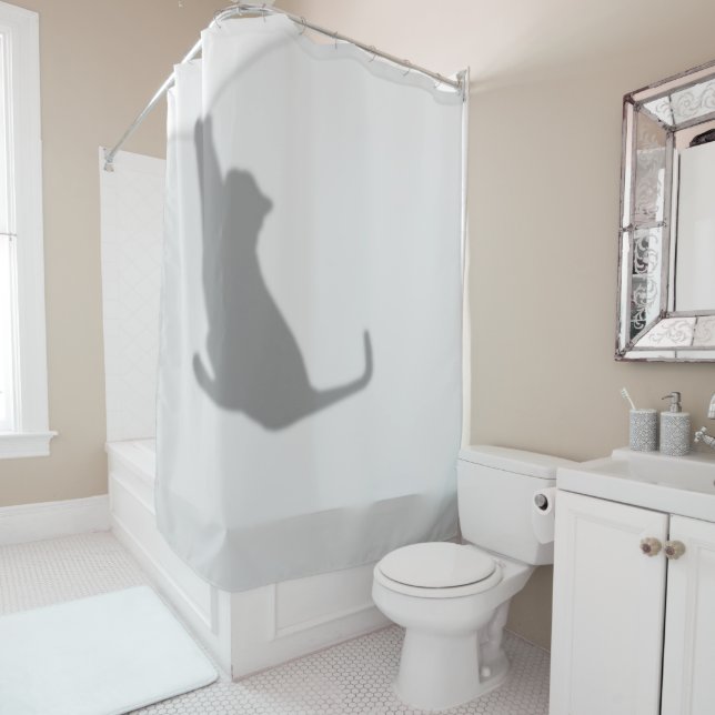 Funny Black Cat Silhouette (In Situ)