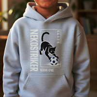 Funny Black Cat Soccer Tee – Gift for Cat Lovers