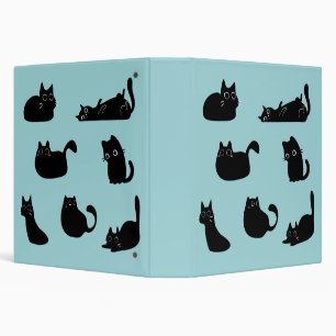  Funny Black Cats Binder