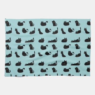 Funny Black Cats Kitchen Towel
