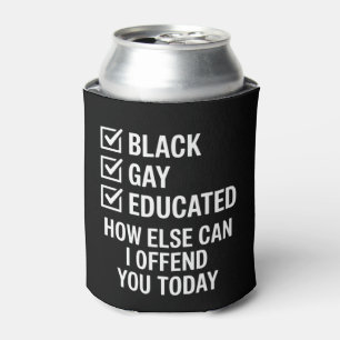 Funny Black Gay Pride Support LGBTQ Rights Can Cooler