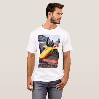 Funny Black Lab Puppy Racing IndyCar T-Shirt |