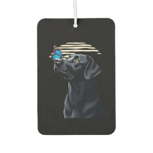 Funny Black Labrador Retriever Lab Dog Owner Pet A Air Freshener