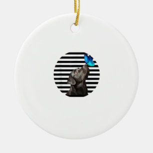 Funny Black Labrador Retriever Lab Dog Owner Pet A Ceramic Ornament