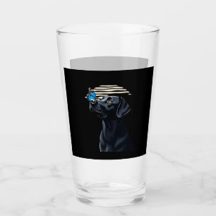 Funny Black Labrador Retriever Lab Dog Owner Pet A Glass