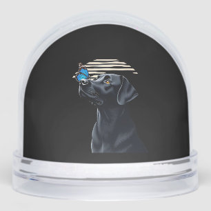Funny Black Labrador Retriever Lab Dog Owner Pet A Snowglobe