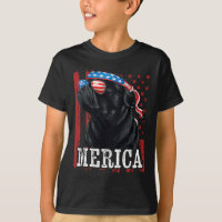 Funny Black Pug 4th Of July Dog Mom Dog Dad Merica