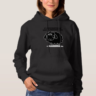Funny Black Sheep I Understood The Assignment Soci Hoodie