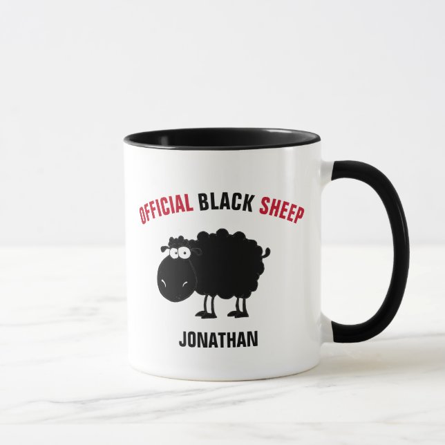 Funny black sheep mug (Right)