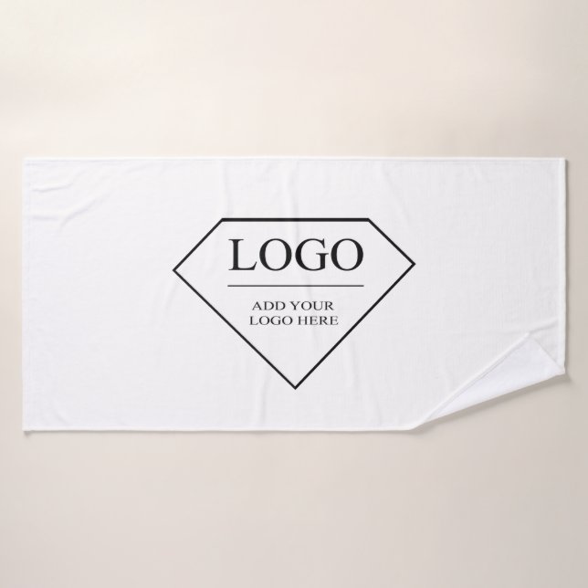 Funny Black White Birthday Personalized Gift Bath Towel (Bath Towel)