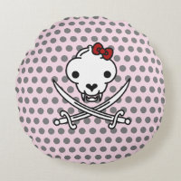 Funny Black White Jolly Kitty Pirate Skull Bones