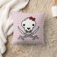 Funny Black White Jolly Kitty Pirate Skull Bones