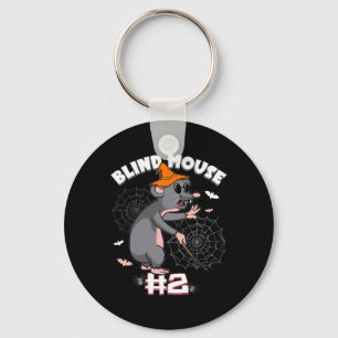 Funny Blind Mouse #2 Halloween Ghost Group Family Keychain